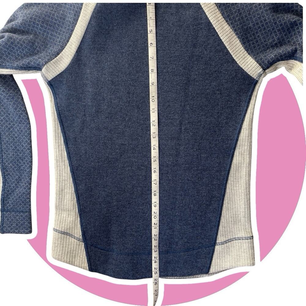prAna Women's Brandie Wool Blend Pullover Sweater Denim Blue Gray S 2 - Picture 13 of 15